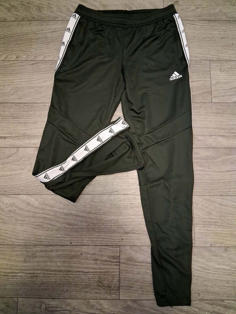 Adidas Tiro 19 Tape Athletic Pants Olive Green Men's Size Small